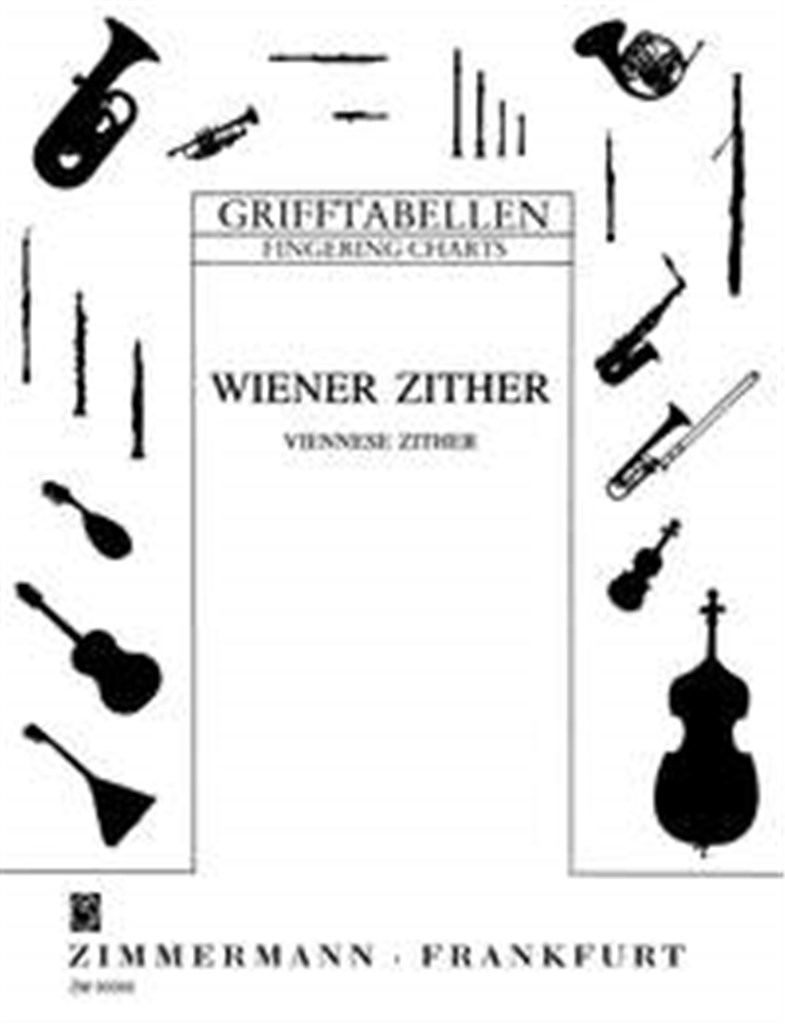 Grifftabelle für Wiener Zither